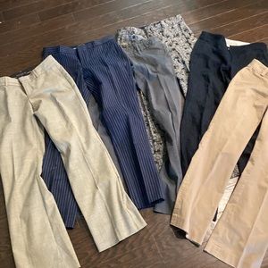 Banana Republic size 4 pants - bundle of 6 for less than the price of 1!